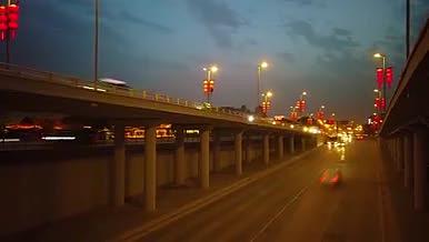 高架桥立交车道延时视频的预览图